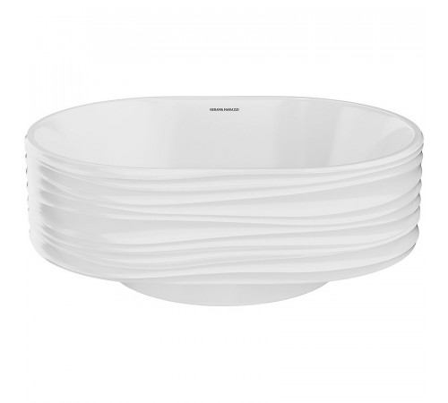 Раковина Kerama Marazzi Artbasin Sabbia 50 SA.wb.50WHT Белая глянцевая