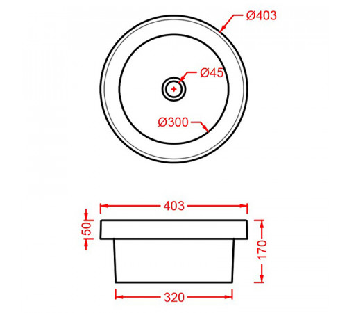 Раковина Artceram Fuori 40 TFL032 01 00 Белая