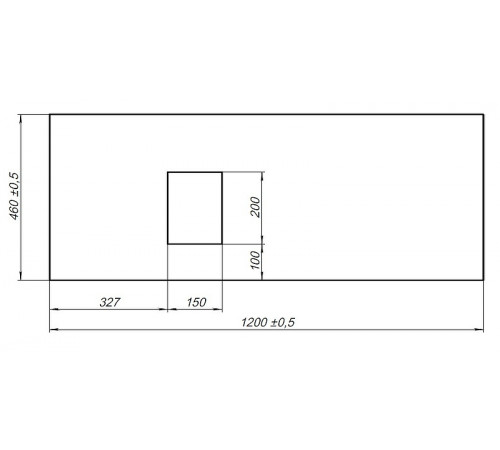 Столешница под раковину Allen Brau Infinity 120 L 1.21015.GR-S Графит структ