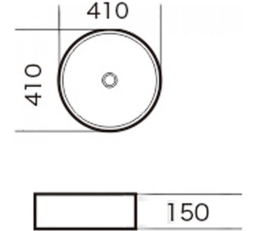 Раковина-чаша Grossman 41 GR-3013 Белая