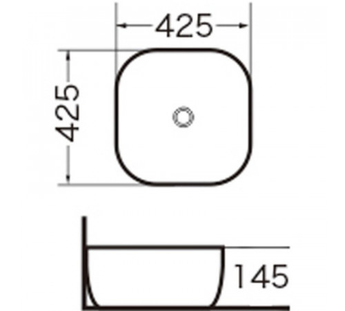 Раковина-чаша Grossman 43 GR-3019 Белая