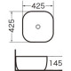 Раковина-чаша Grossman 43 GR-3019 Белая