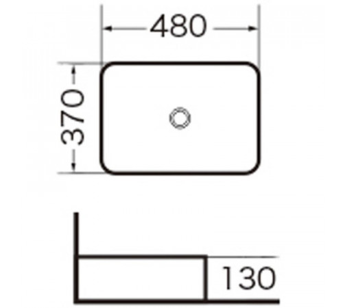 Раковина-чаша Grossman 48 GR-3016 Белая