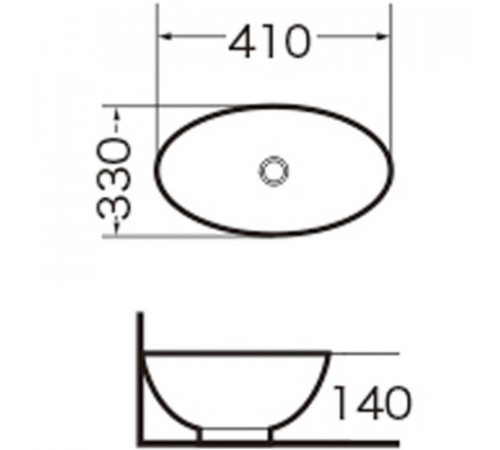 Раковина-чаша Grossman 41 GR-3018 Белая