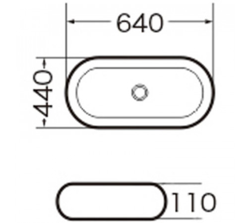 Раковина-чаша Grossman 64 GR-3011 Белая