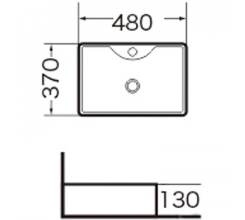 Раковина-чаша Grossman 48 GR-3017 Белая