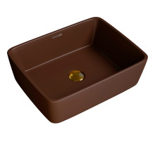 Раковина-чаша Grossman Color 48 GR-3016BRM Коричневая матовая
