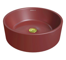 Раковина-чаша Grossman Color 41 GR-3013VIM Бордовая матовая