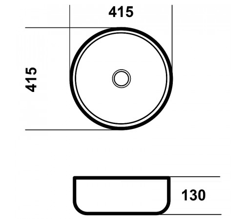 Раковина-чаша Grossman Style 41 GR-3032 Белая