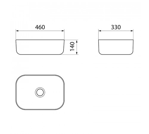 Раковина-чаша Point Веста 46 PN43701WB Белая