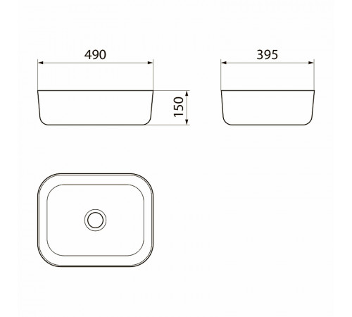 Раковина-чаша Point Афина 50 PN43041 Белая