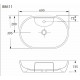Раковина-чаша beWash Bogen 60 88611114 Белая матовая