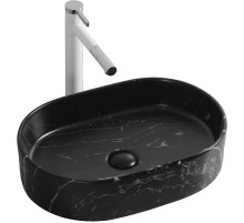 Раковина-чаша Ceruttispa 50 CR0055B MMB2 СТ9541 Черный матовый мрамор