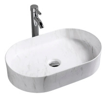 Раковина-чаша Ceruttispa 50 CR0055B MMW1 СТ9540 Белый матовый мрамор