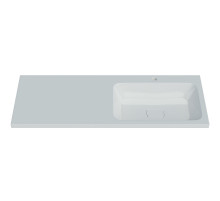 Раковина Madera Kamilla 130 R 4627173210584 на стиральную машину Белая