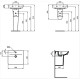 Раковина Ideal Standard Connect Air Cube 50 E074601 Евробелая