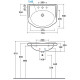 Раковина Globo Paestum 71 PA006.BI*1 Белая