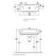 Раковина Globo Forty3 70 R SCT70.BI*1dx Белая