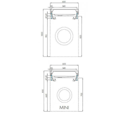 Раковина Aquaton Рейн 60 1A72103KRW010 Белая Раковина Aquaton Рейн 60 1A72103KRW010 Белая