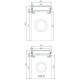 Раковина Aquaton Рейн 60 1A72103KRW010 Белая