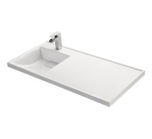 Раковина Aquaton Лондри 120 L 1A72843KLH01L на стиральную машину Белая