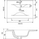 Раковина Iddis 60 0136000i28 Белая