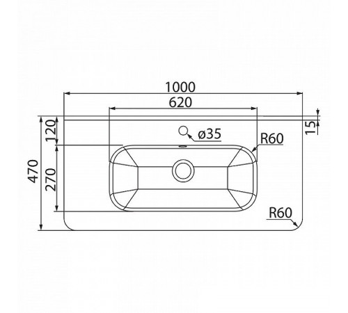 Раковина Iddis IDDIS 0101000i28 Белая