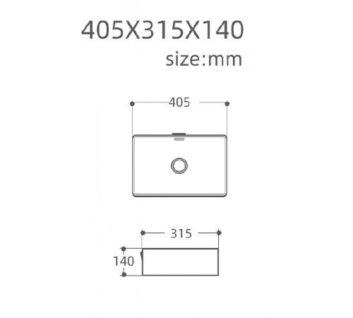 Раковина-чаша Aquanet Perfect-1-MB 40.5 273678 Черная матовая