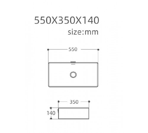 Раковина-чаша Aquanet Perfect-3 55 273673 Белая