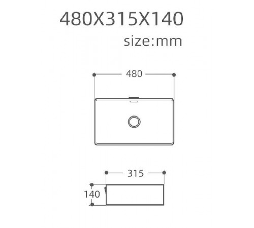 Раковина-чаша Aquanet Perfect-2 48 273674 Белая