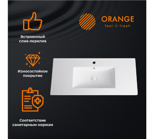 Раковина Orange 101 B03-1000W Белая