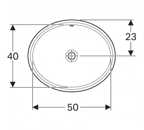 Раковина Geberit VariForm 500.752.01.2 Белая