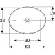 Раковина-чаша Geberit VariForm  55 500.771.01.2 Белая