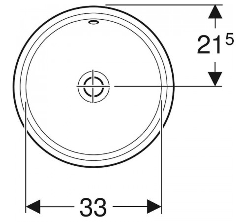 Раковина Geberit VariForm 40 500.744.01.2 Белая