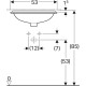 Раковина Geberit VariForm 53 500.760.01.2 Белая