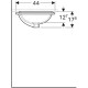 Раковина Geberit VariForm 53 500.760.01.2 Белая