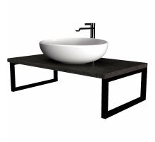 Столешница под раковину 1MarKa Grunge Loft 100 У85838 подвесная Бетон темно-серый