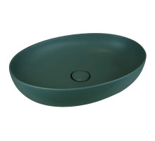 Раковина-чаша AeT Elite Oval 55 L616T0R0V0143 Зеленый мох матовая