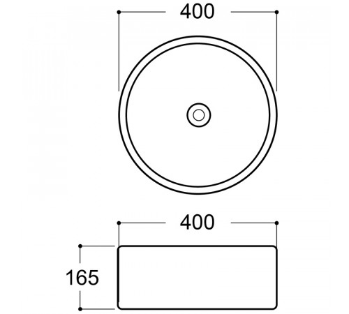 Раковина-чаша Aqueduto Espiral 40 ESP0130 Серая матовая