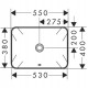 Раковина Hansgrohe Xuniva Q 55 60158450 Белая