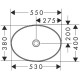 Раковина-чаша Hansgrohe Xuniva D 55 60165450 Белая