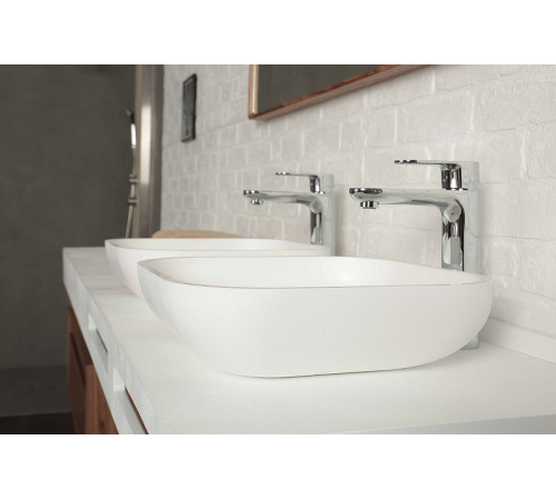 Раковина-чаша Acquabella On-Top 58 LAVABO_ON-TOP_RECTANGLE_SLATE_BLANCO Белая