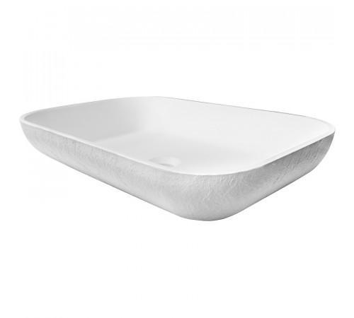 Раковина-чаша Acquabella On-Top 58 LAVABO_ON-TOP_RECTANGLE_SLATE_BLANCO Белая