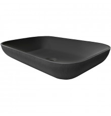 Раковина-чаша Acquabella On-Top 58 LAVABO_ON-TOP_RECTANGLE_SLATE_NEGRO Черная