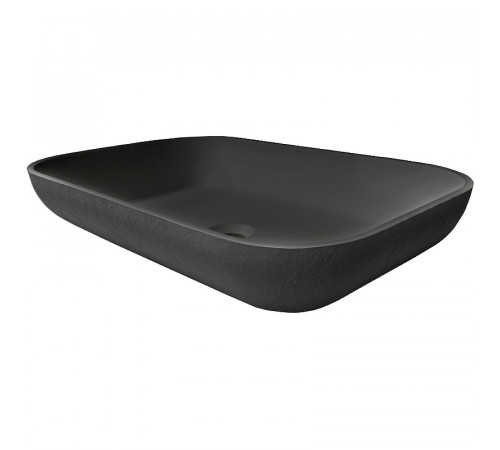 Раковина-чаша Acquabella On-Top 58 LAVABO_ON-TOP_RECTANGLE_SLATE_NEGRO Черная