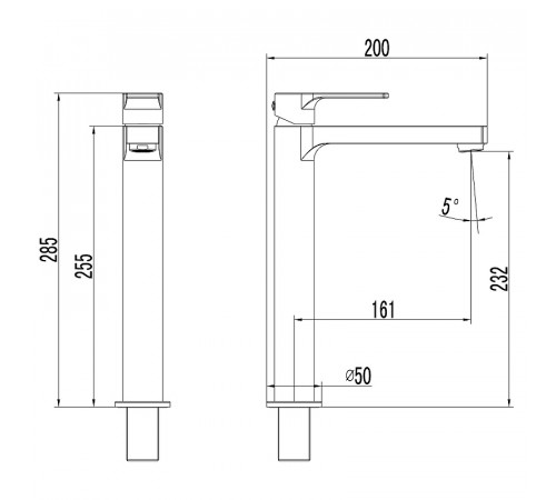 Смеситель для раковины Lemark Plus Grace LM1509C Хром