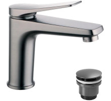 Смеситель для раковины Lemark Bronx LM3706GM Графит
