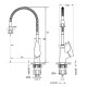 Смеситель для кухни Lemark Linara LM0413C Хром