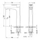 Смеситель для раковины Lemark Evitta LM0509C Хром