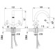 Смеситель для раковины Lemark Practica LM7507C Хром